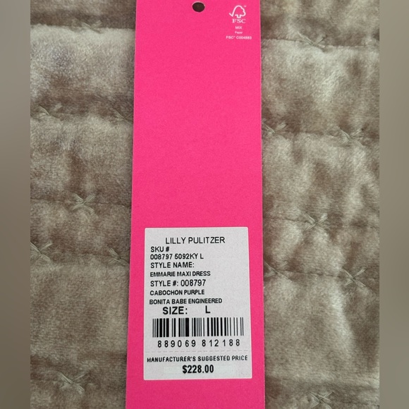 EUC LILLY PULITZER EMMARIE MAXI DRESS - Picture 8 of 15